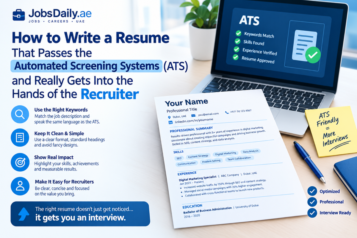 How to write a resume that passes (ATS)